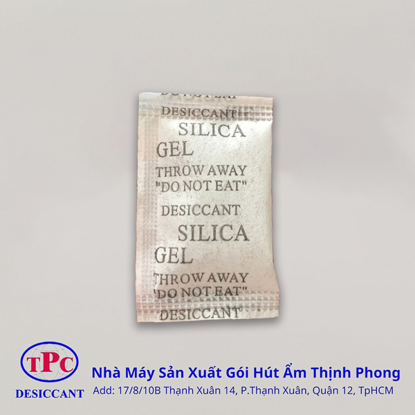 Gói hạt hút ẩm silica gel 2gram