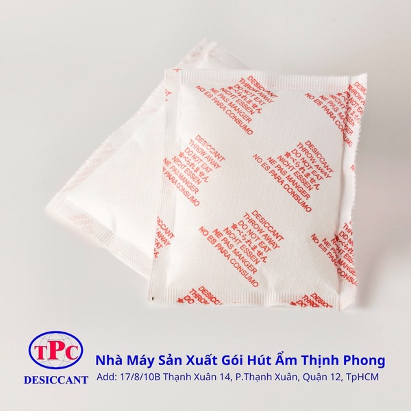 Gói hút ẩm silica gel 100gram