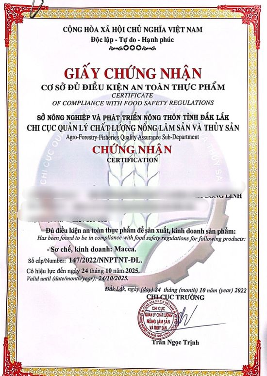  - Nông Sản Sạch Daklak - Công Ty TNHH Nông Sản Sạch Daklak
