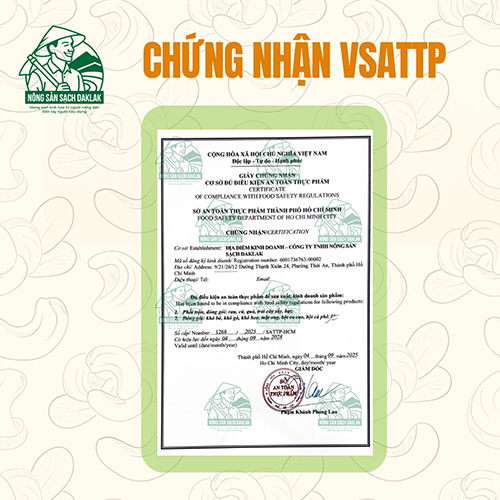 - Nông Sản Sạch Daklak - Công Ty TNHH Nông Sản Sạch Daklak