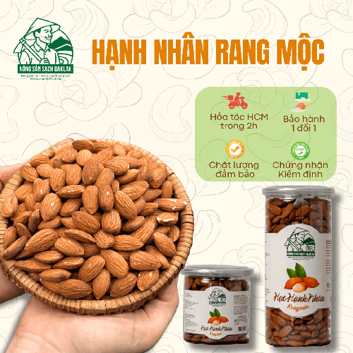 Hạnh nhân lõi Almondnut - Nông Sản Sạch Daklak - Công Ty TNHH Nông Sản Sạch Daklak