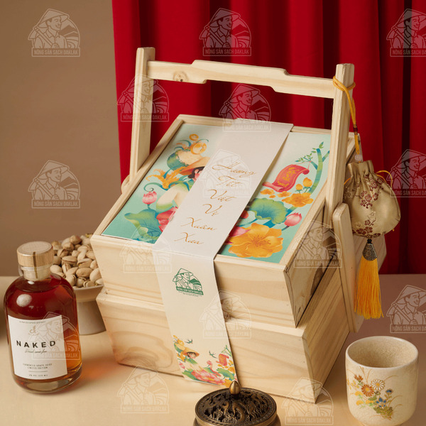 Hộp quà tết 2026 - Nông Sản Sạch Daklak - Công Ty TNHH Nông Sản Sạch Daklak