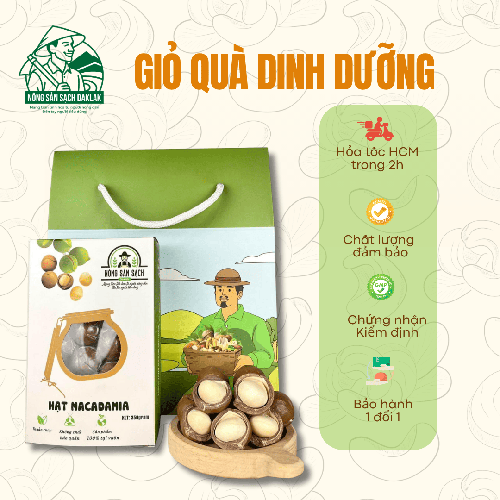 Set 4 hộp macca tách nứt 350gram - Nông Sản Sạch Daklak - Công Ty TNHH Nông Sản Sạch Daklak