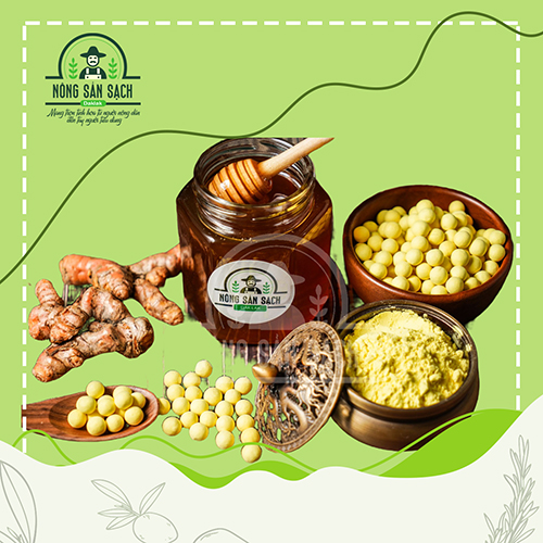 Tinh bột nghệ, nghệ viên mật ong - Nông Sản Sạch Daklak - Công Ty TNHH Nông Sản Sạch Daklak