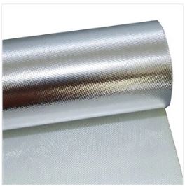 Aluminum Foil Faced Coated Glass Fiber Fabric Fiberglass Cloth