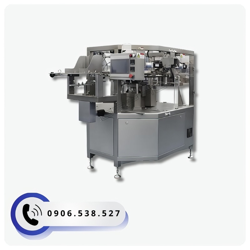 Máy đóng gói túi có sẵn 10 trạm xoay