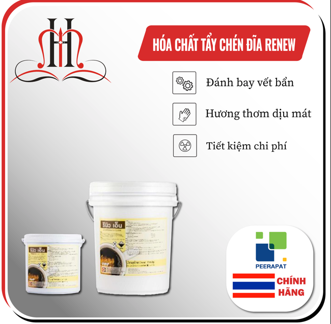 Hóa chất tẩy dĩa chén - Công Ty TNHH Hoàn Mỹ