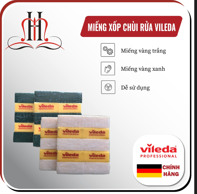 Miếng xốp chùi rửa Vileda - Công Ty TNHH Cung ứng Thiết Bị Khách Sạn Hoàn Mỹ