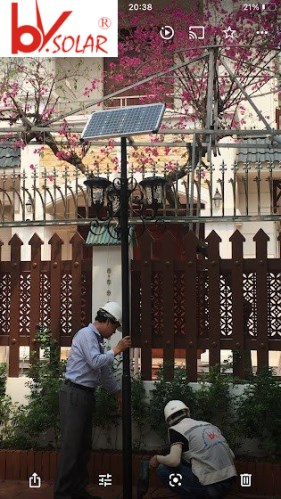 Cột đèn năng lượng mặt trời - Điện Năng Lượng Mặt Trời Bách Việt - Công Ty CP Bách Việt