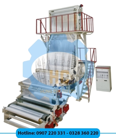 Máy thổi LDPE thu cuộn đôi