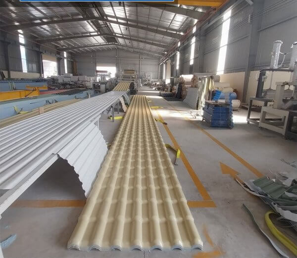 Tôn nhựa ASA/PVC 7 sóng kẽm - Ngói Nhựa Hà Đăng - Công Ty TNHH Tiếp Vận Hà Đăng