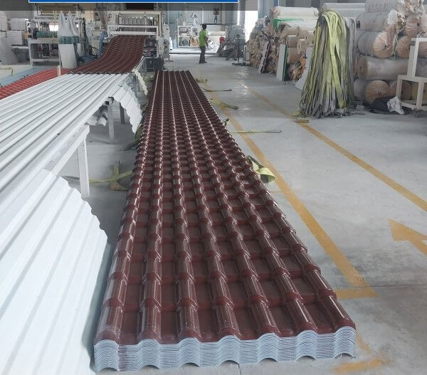 Tôn nhựa ASA/PVC 7 sóng nâu - Ngói Nhựa Hà Đăng - Công Ty TNHH Tiếp Vận Hà Đăng