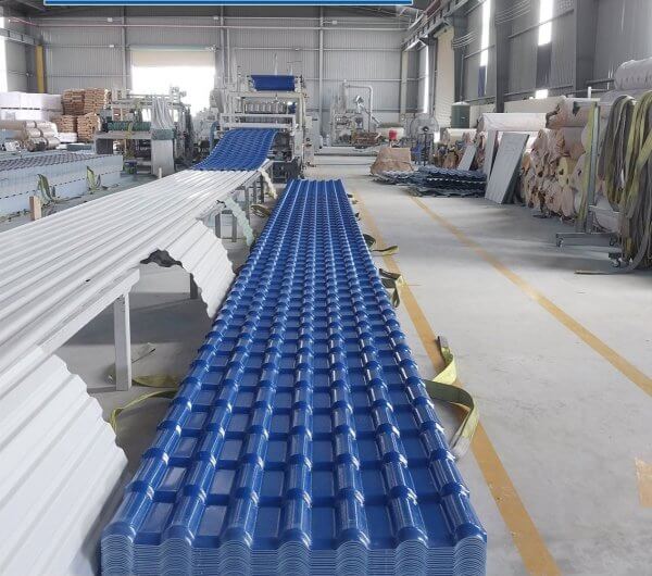 Tôn nhựa ASA/PVC 7 sóng xanh dương - Ngói Nhựa Hà Đăng - Công Ty TNHH Tiếp Vận Hà Đăng