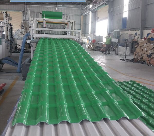 Tôn nhựa ASA/PVC 7 sóng xanh lá - Ngói Nhựa Hà Đăng - Công Ty TNHH Tiếp Vận Hà Đăng