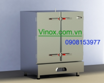 Tủ hấp cơm 80kg dùng gas - Gia Công Inox - Công Ty Cổ Phần Quốc Tế Vinox