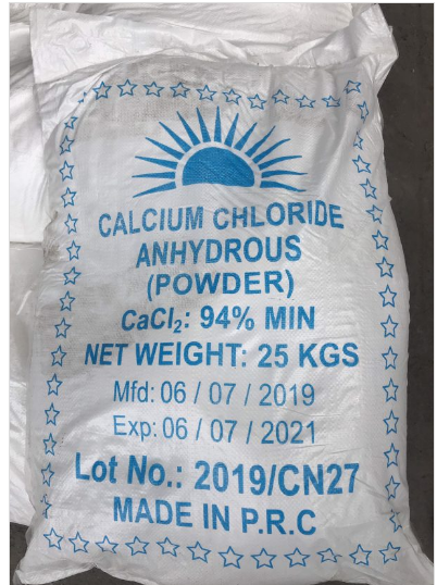 Calcium Choloride Anhydrous - CaCl2 - Hóa Chất Trường Nguyên - Công Ty TNHH Thương Mại Dịch Vụ Phát Triển Trường Nguyên