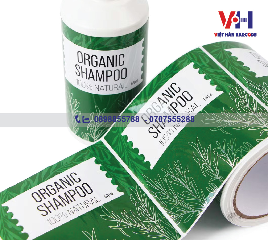 Nhãn decal dán nhựa