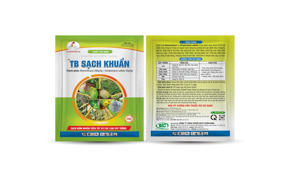 Thuốc trừ bệnh sạch khuẩn - Công Ty TNHH Thuốc Bảo Vệ Thực Vật Thiên Bình