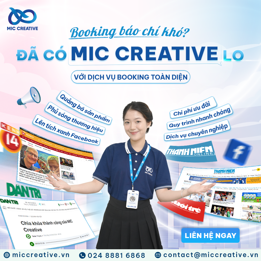 Booking báo chí MIC Creative