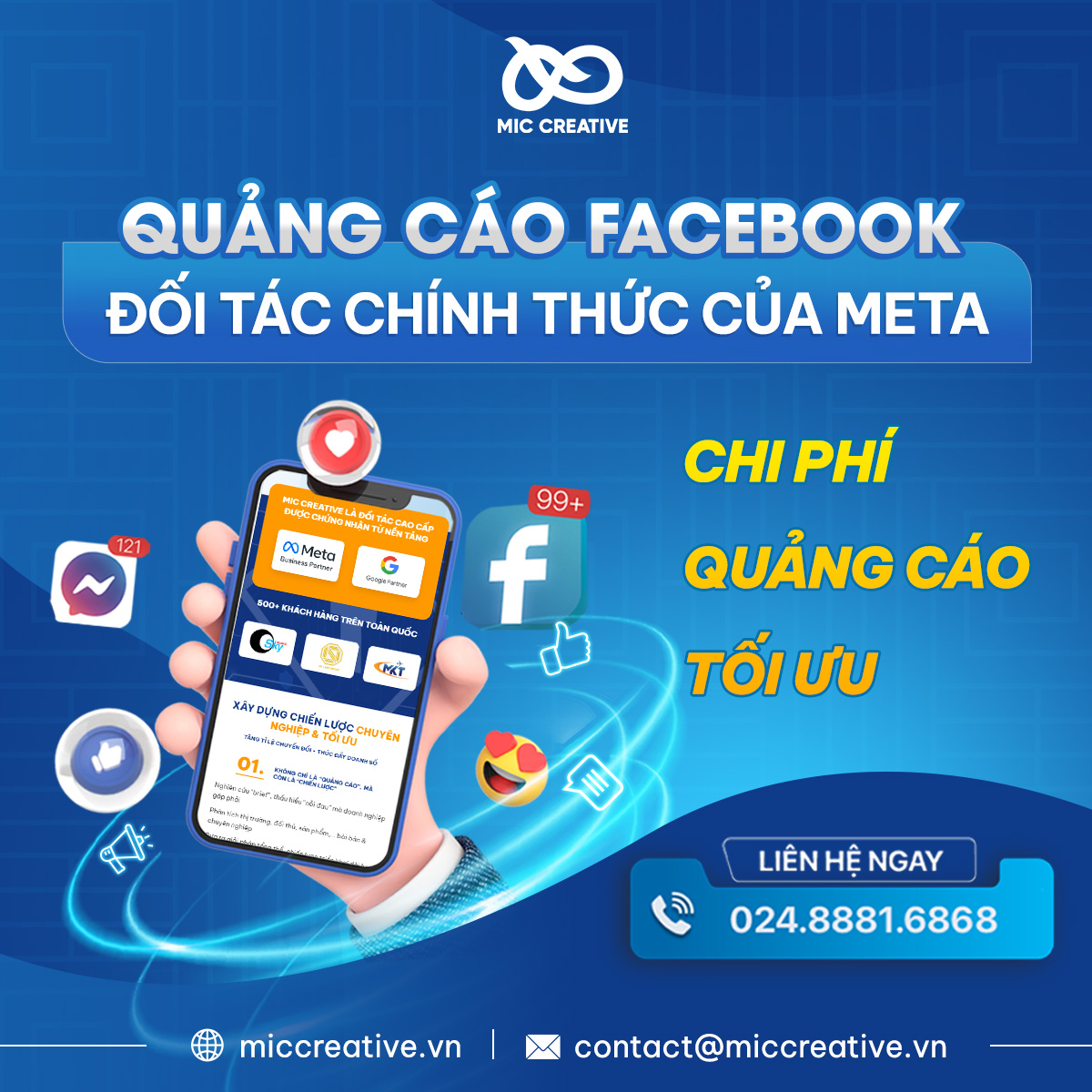 Quảng cáo Facebook ads MIC Creative