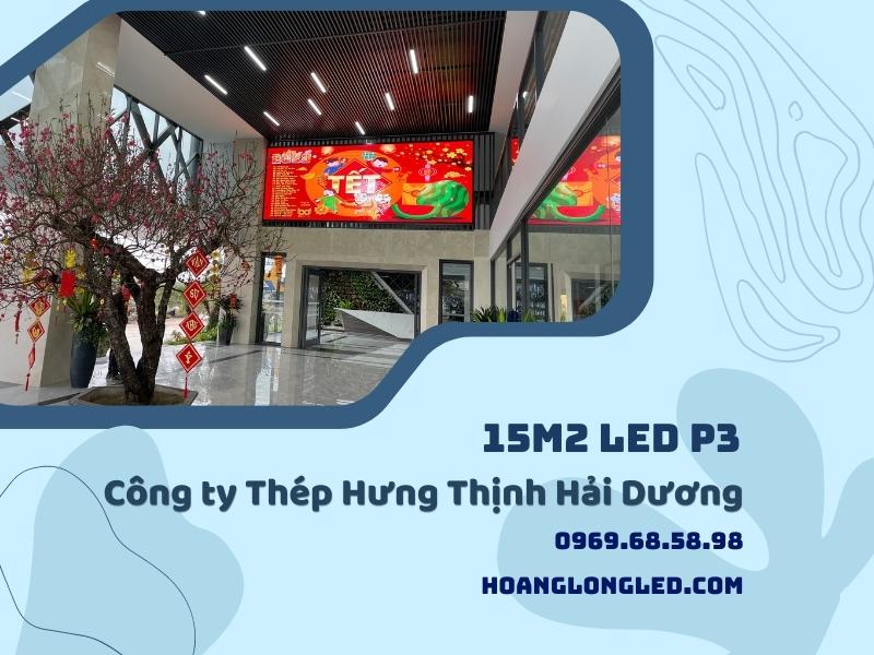 Dự án tại Thép Hưng Thịnh Hải Dương - Màn Hình LED Hoàng Long - Công Ty TNHH Led Hoàng Long