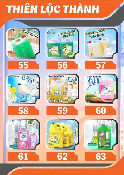 Sản phẩm hóa mỹ phẩm Thiên Phúc - Hóa Mỹ Phẩm Thiên Phúc - Công Ty TNHH Sản Xuất - Xuất Nhập Khẩu Hóa Mỹ Phẩm Thiên Phúc