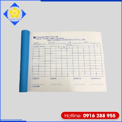 In phiếu thu chi - Hộp Cứng Cao Cấp Tân Minh Thạnh - Công Ty TNHH In Bao Bì - Sản Xuất - Thương Mại Tân Minh Thạnh