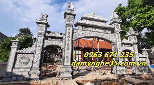 Cổng tam quan đá - Đá Mỹ Nghệ 35 Ninh Bình