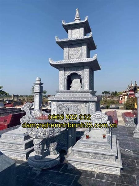 Mộ đá hình tháp - Đá Mỹ Nghệ 35 Ninh Bình