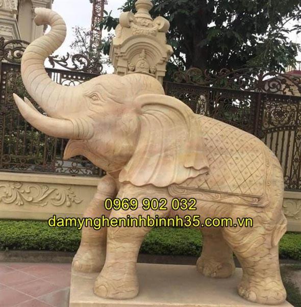 Tượng voi đá - Đá Mỹ Nghệ 35 Ninh Bình