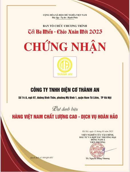 Chứng nhận