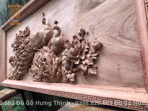 Tranh phu thê viên mãn - Đồ Gỗ Mỹ Nghệ Cao Cấp Hưng Thịnh