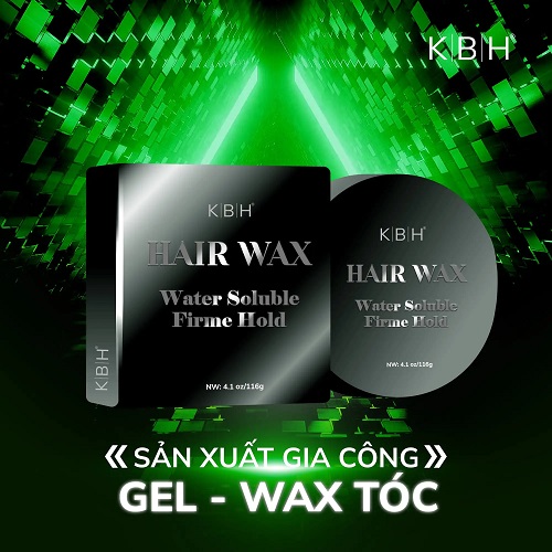 Gia công Gel Wax tóc - Gia Công Mỹ Phẩm KBH - Công Ty TNHH Thương Mại Sản Xuất KBH Company