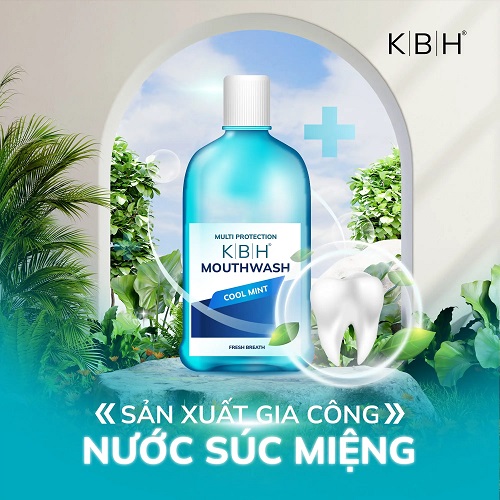 Gia công nước súc miệng