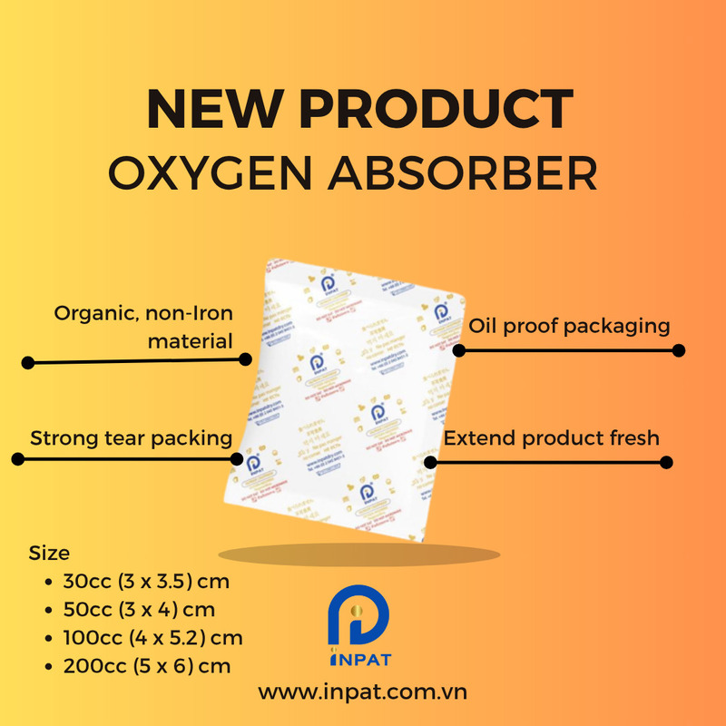 Túi hút ẩm Oxygen absorber - Hạt Chống ẩm Inpat - Công Ty TNHH Inpat (VietNam)