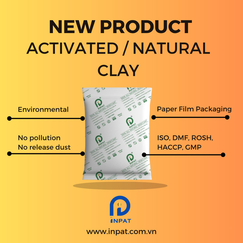 Túi hút ẩm Activated/Natural Clay - Hạt Chống ẩm Inpat - Công Ty TNHH Inpat (VietNam)