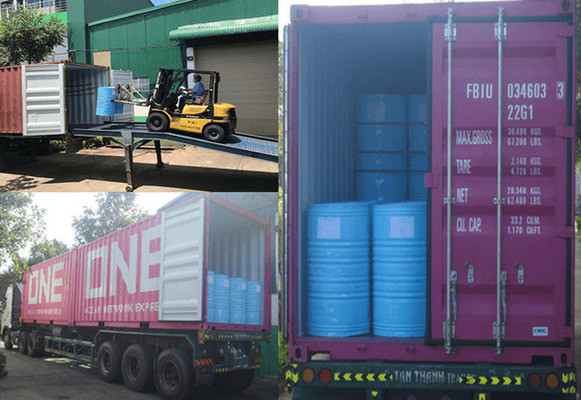 Quá trình bốc xếp mật ong xuất khẩu