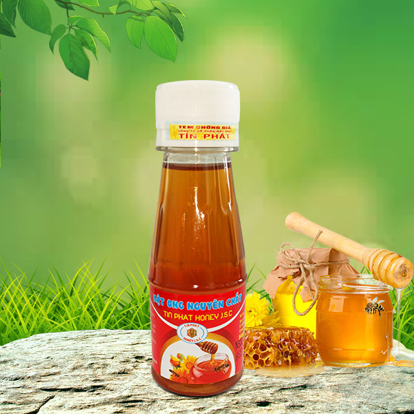 Mật ong nguyên chất chai 120ml - Mật Ong Tín Phát - Công Ty Cổ Phần Mật Ong Tín Phát