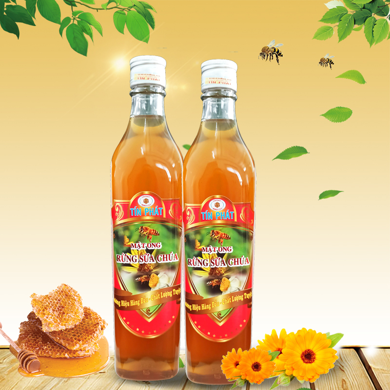 Mật ong rừng sữa chúa chai 500ml - Mật Ong Tín Phát - Công Ty Cổ Phần Mật Ong Tín Phát