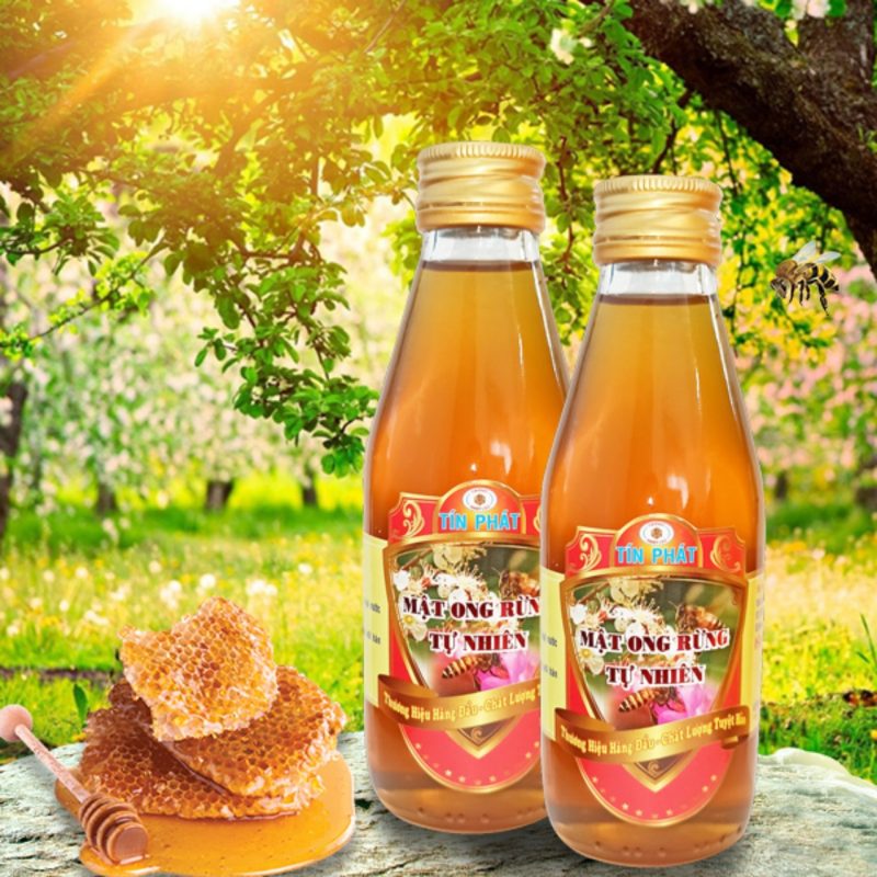 Mật ong rừng tự nhiên chai 200ml - Mật Ong Tín Phát - Công Ty Cổ Phần Mật Ong Tín Phát