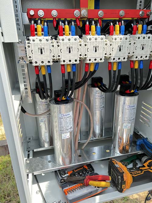 Tủ điện điều khiển tụ bù - Tủ Bảng Điện Đức Khánh Phúc - Công Ty TNHH Tự Động Hoá Đức Khánh Phúc