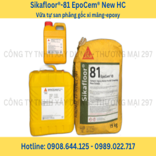 Sikafloor 81 EpoCem - Sika 297 - Công Ty TNHH Xây Dựng Thương Mại 297