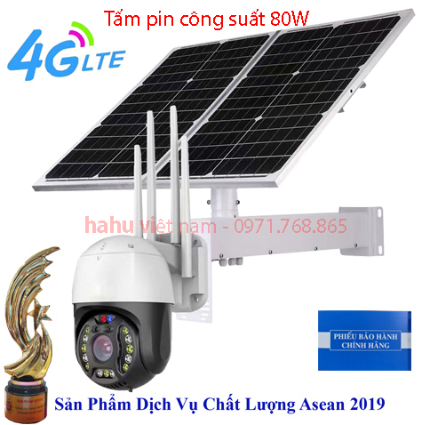 Camera năng lượng mặt trời 4G 3.0MP 80W - Camera Kỷ Nguyên Việt - Công Ty TNHH HaHu Việt Nam