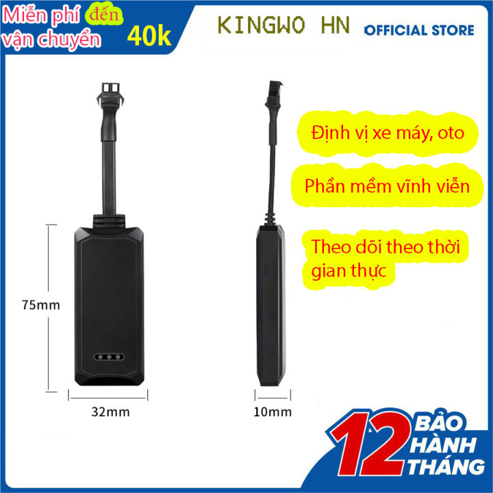 Định vị xe máy, ô tô KingWo KW100 - Camera Kỷ Nguyên Việt - Công Ty TNHH HaHu Việt Nam