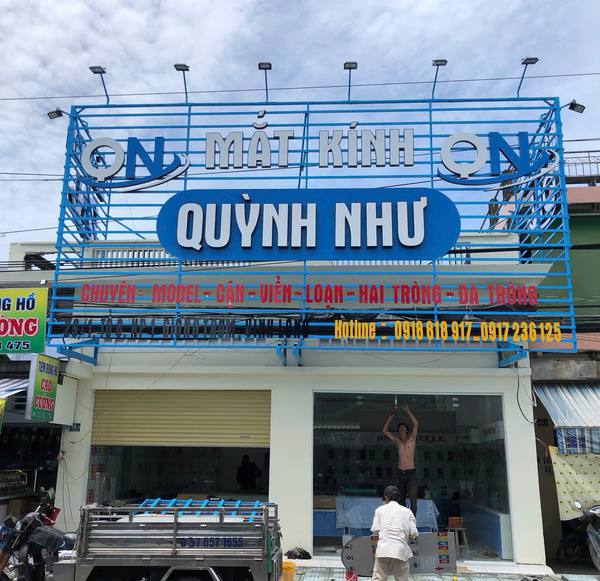 Bảng hiệu ALU chữ nổi