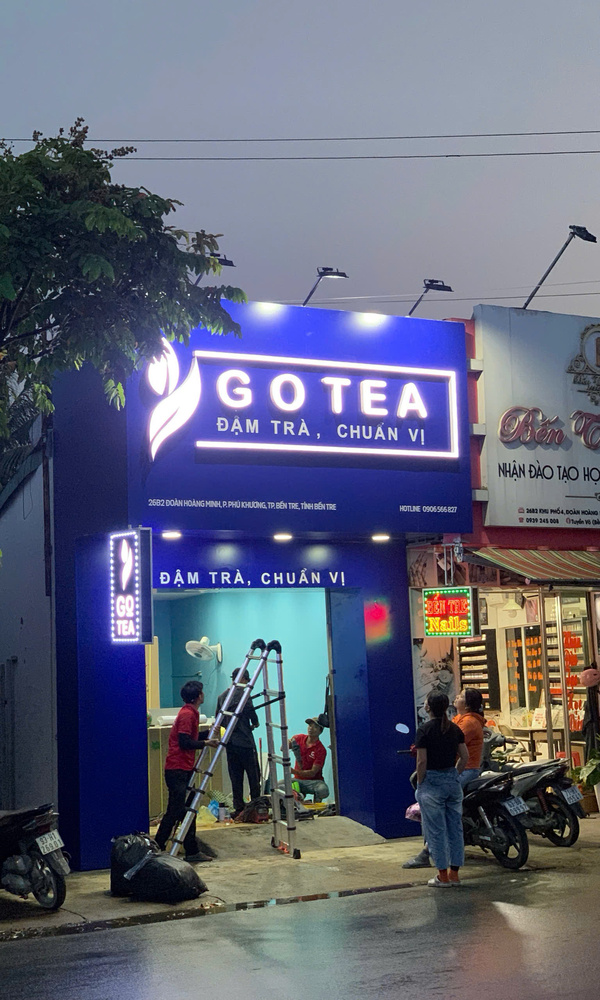 Bảng hiệu ALU chữ nổi