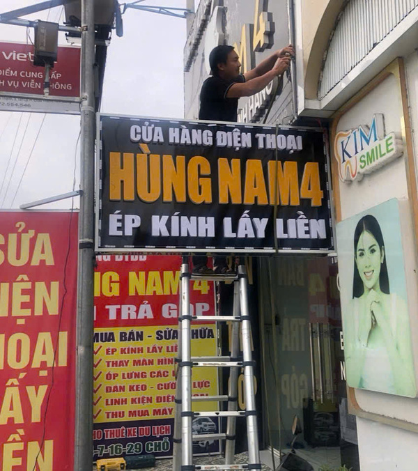Bảng hiệu ALU chữ nổi