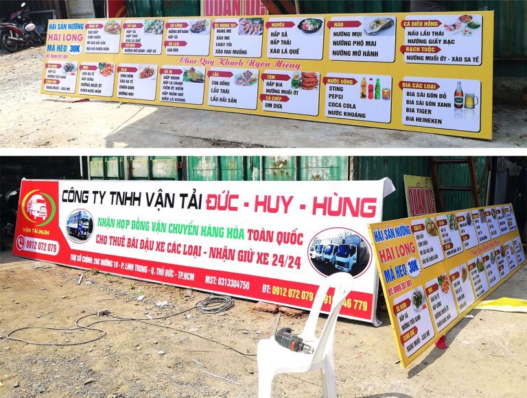 Biển hiệu bạt