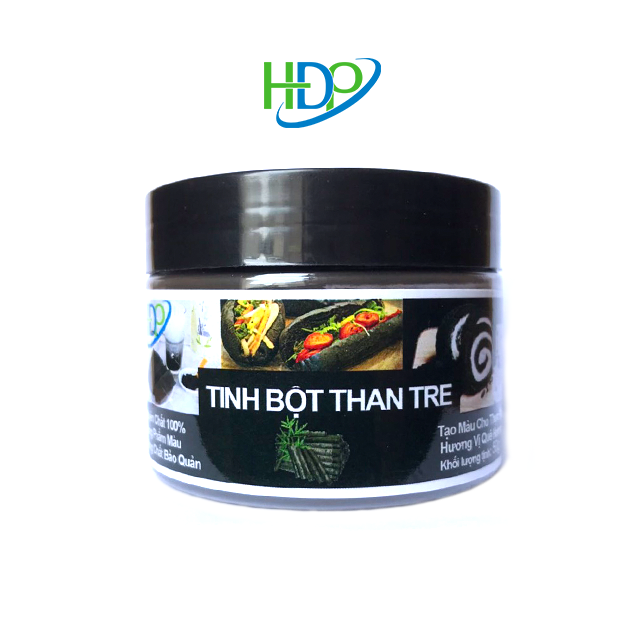 Tinh bột than tre hoạt tính hũ 50g