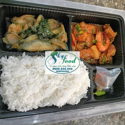 Cơm văn phòng - Suất Ăn Công Nghiệp Sky Food - Công Ty TNHH Aqua Sky Line